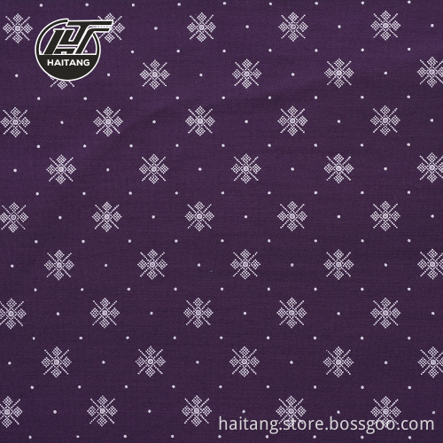 Woven Fabric Printing Microfiber fabric Printed Shirt Fabric